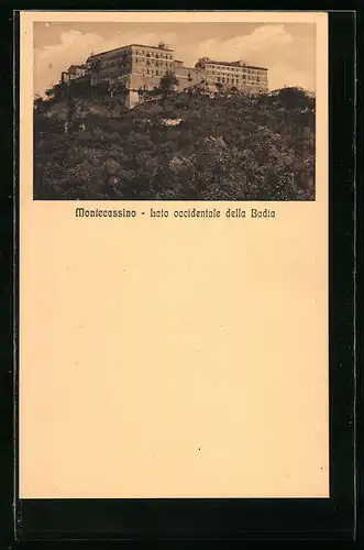 AK Montecassino, Lato occidentale della Badia