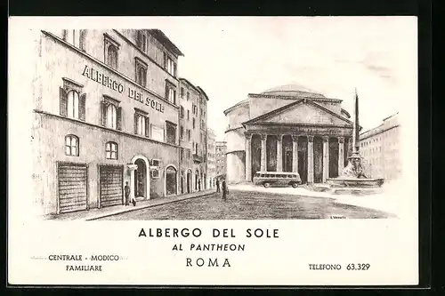 AK Roma, Albergo del Sole al Pantheon