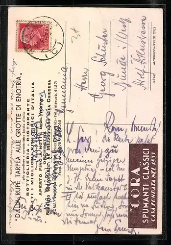 AK Roma, Grotte di Enotria