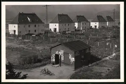 Fotografie Brück & Sohn Meissen, Ansicht Neusörnewitz, Blick auf die Wohnhäuser der neuen Siedlung