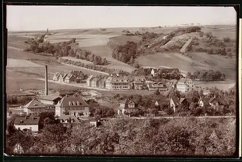 Fotografie Brück & Sohn Meissen, Ansicht Camburg a. d. Saale, Blick nach der Wohnsiedlung