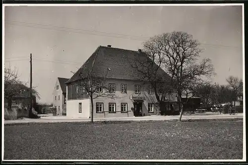 Fotografie Brück & Sohn Meissen, Ansicht Katzenberg, Blick auf den Gasthof Katzenberg