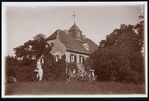 Fotografie Brück & Sohn Meissen, Ansicht Diesbar, Blick auf das Forsthaus Golk