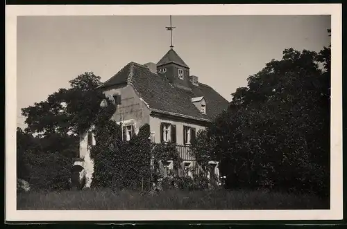 Fotografie Brück & Sohn Meissen, Ansicht Golk, Blick auf das Forsthaus Golk