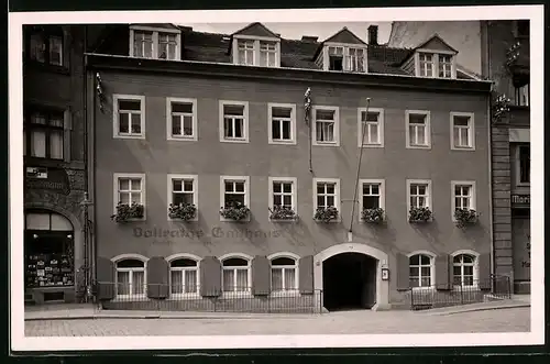 Fotografie Brück & Sohn Meissen, Ansicht Meissen i. Sa., Blick auf Vollraths Gasthaus