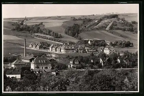 Fotografie Brück & Sohn Meissen, Ansicht Camburg a. d. Saale, Blick auf die Siedlung