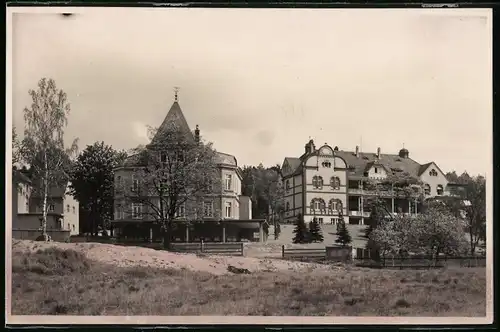 Fotografie Brück & Sohn Meissen, Ansicht Coswig, Blick auf die Heilstätte der Landesversicherungsanstalt