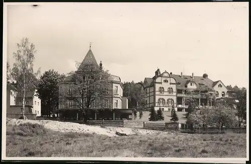 Fotografie Brück & Sohn Meissen, Ansicht Coswig, Blick nach der Heilstätte der Landesversicherungsanstalt