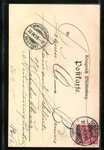 Künstler-AK Karl Mutter: Singen, Hohentwiel, Ortspartie