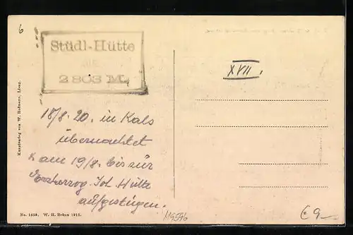 AK Kals, Ortsansicht aus der Vogelschau