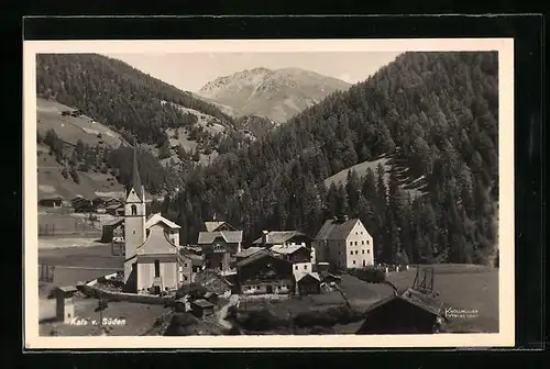 AK Kals, Ortsansicht von Süden