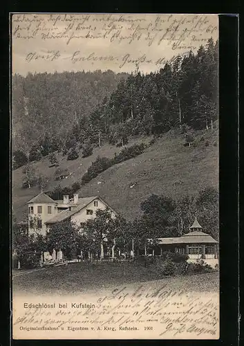 AK Kufstein, Gasthaus und Hotel Edschlössl