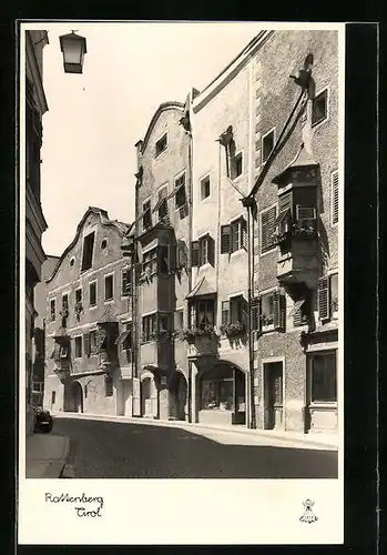 AK Rattenberg, Strasse im Sonnenschein