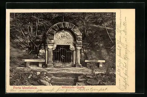 AK Porta Westfalica, Wittekinds-Quelle