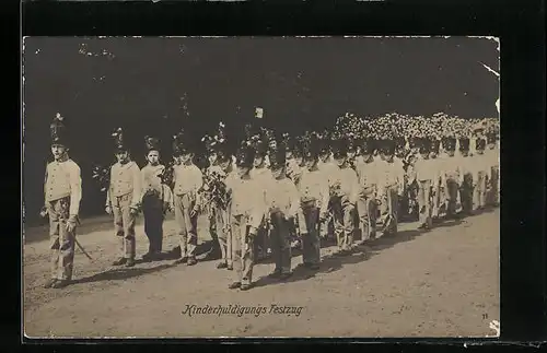 AK Wien, Kaiserhuldigungs-Festzug der Kinder