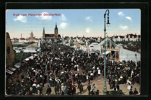 AK München, Oktoberfest, Gestgelände