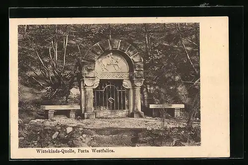 AK Porta Westfalica, Wittekinds-Quelle