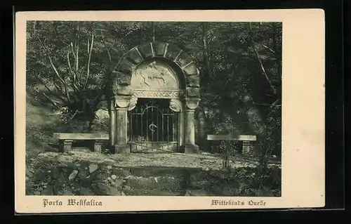 AK Porta Westfalica, Wittekinds Quelle
