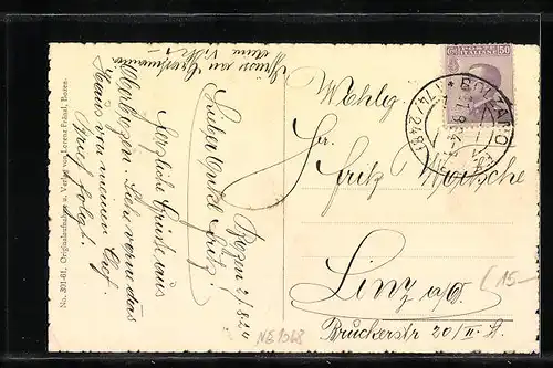 AK Oberbozen, Landhaus Rottensteiner und Schlern