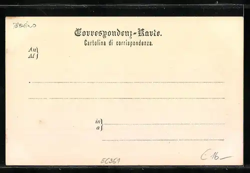 AK Borgo, Ortsansicht mit Kanal