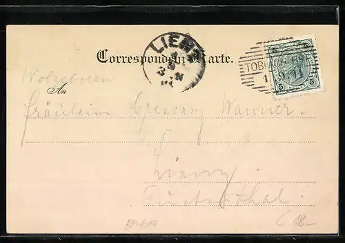 AK Toblach, Gesamtansicht mit Kirche und Ampezzo-Eingang