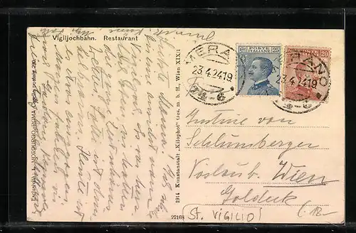 AK St. Vigilio, Restaurant am Waldrand