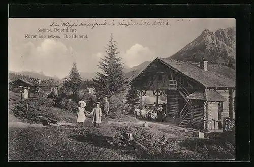 AK Karersee, Gasthaus Meierei