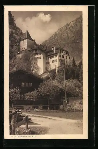 AK Wimmis, am Schloss