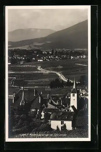 AK Auvernier, Panorama et Vue sur Colombier