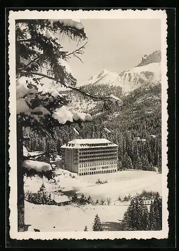 AK Arosa, Altein-Hotel im Winter