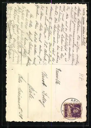 AK Arosa, Altein-Hotel im Winter