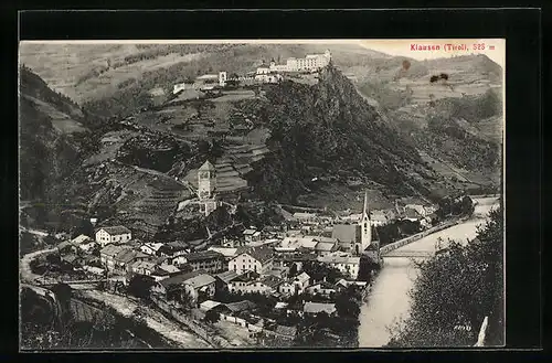 AK Klausen, Panorama mit Kloster