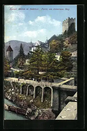 AK Meran, Partie am steinernen Steg