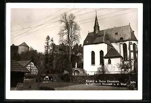 AK Neustadt a. d. Wied, Kloster und Ruine Ehrenstein