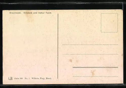 AK Braunwald, Ortstock und hoher Turm