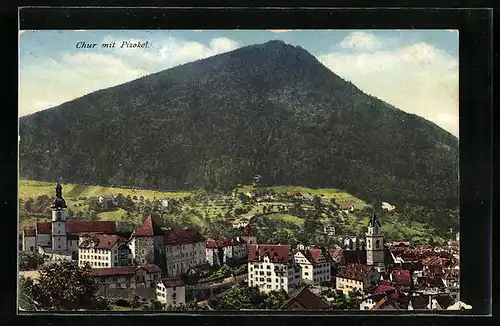 AK Chur, Ortsansicht mit dem Pizokel