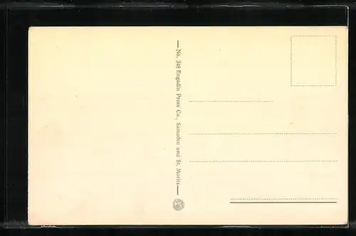 AK St. Moritz, verschneit im Winter