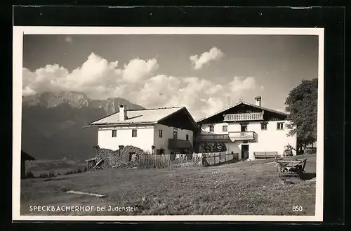 AK Judenstein, Blick auf den Speckbacherhof