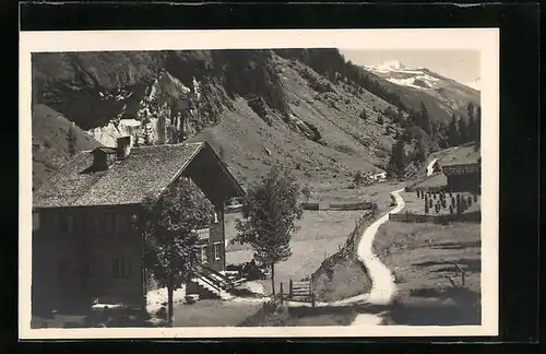 AK Mayrhofen, Blick auf den malerischen Ort