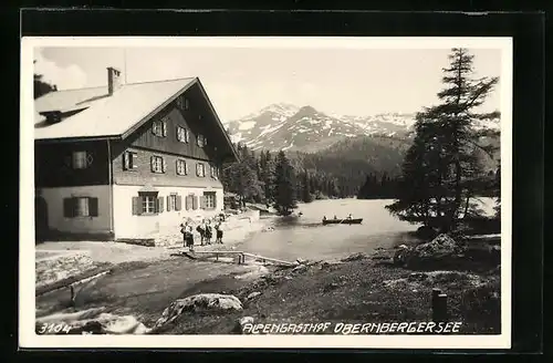 AK Obernberg am Brenner, Alpengasthof am Obernbergersee