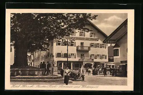 AK Reutte, Hotel & Brauerei zum Hirsch