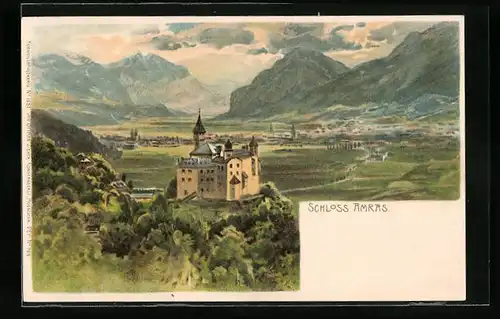 AK Amras, Blick auf das Schloss Amras