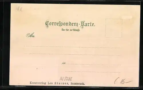 AK Amras, Blick auf das Schloss Amras