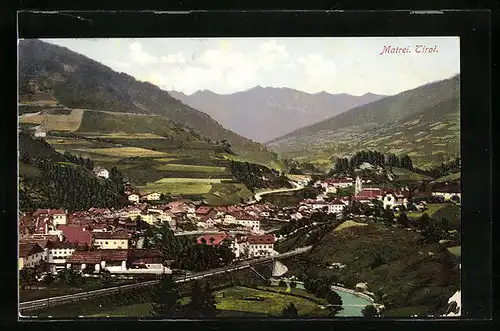 AK Matrei, Ortspartie an Flussbiegung