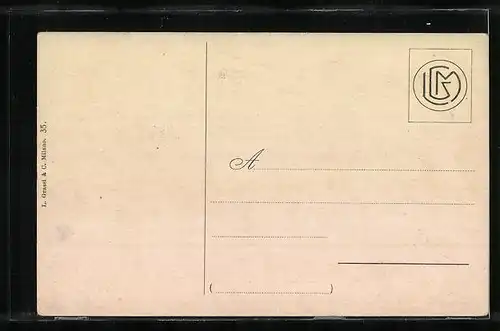 AK Genova, Piazza Corvetto, Strassenbahn