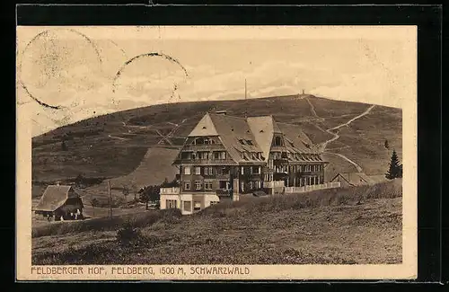 AK Feldberg i. Schwarzwald, Ansicht Gasthaus Feldberger Hof