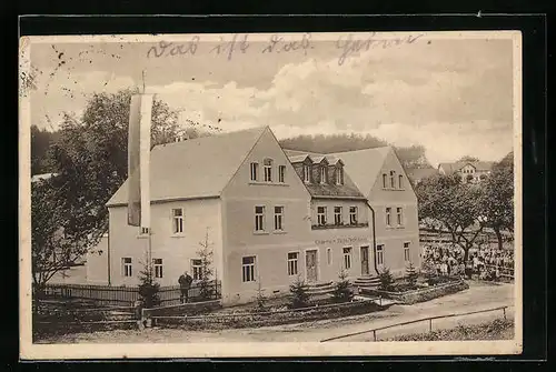 AK Sohland an der Spree, Kindererholungsheim mit sächs. Fechtschule