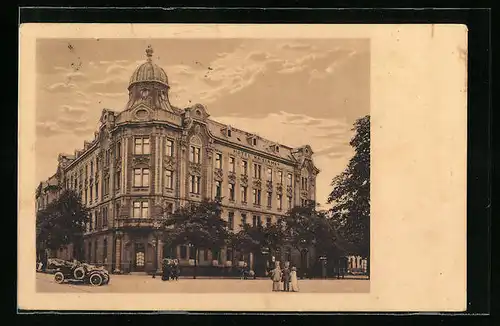 AK Augsburg, Gesamtansicht Hotel Kaiserhof