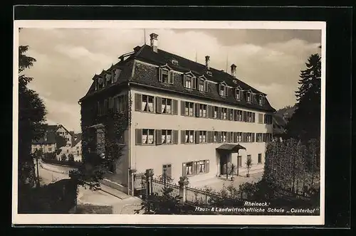 AK Rheineck, Haus- & Landschaftliche Schule Custerhof