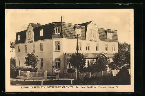 AK Grömitz /Ostsee, Kurhaus Seeblick